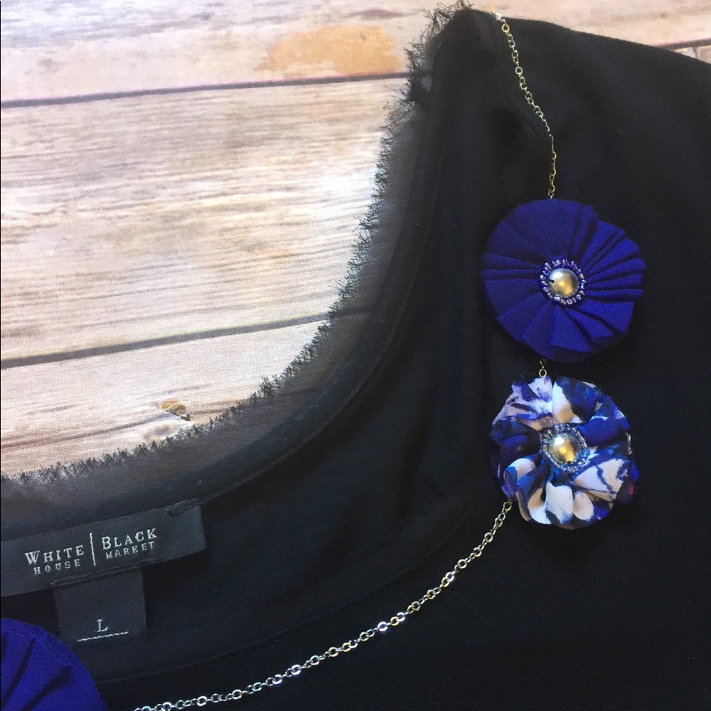 WHBM black top - Picture 3 of 5